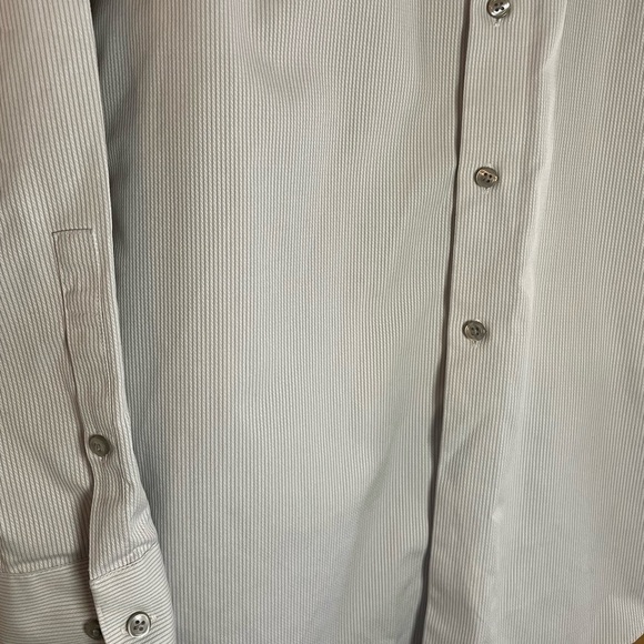 Calvin Klein Men’s Size 16 Collared Formal Button  Up Shirt Office CK Large Tops - Picture 2 of 5